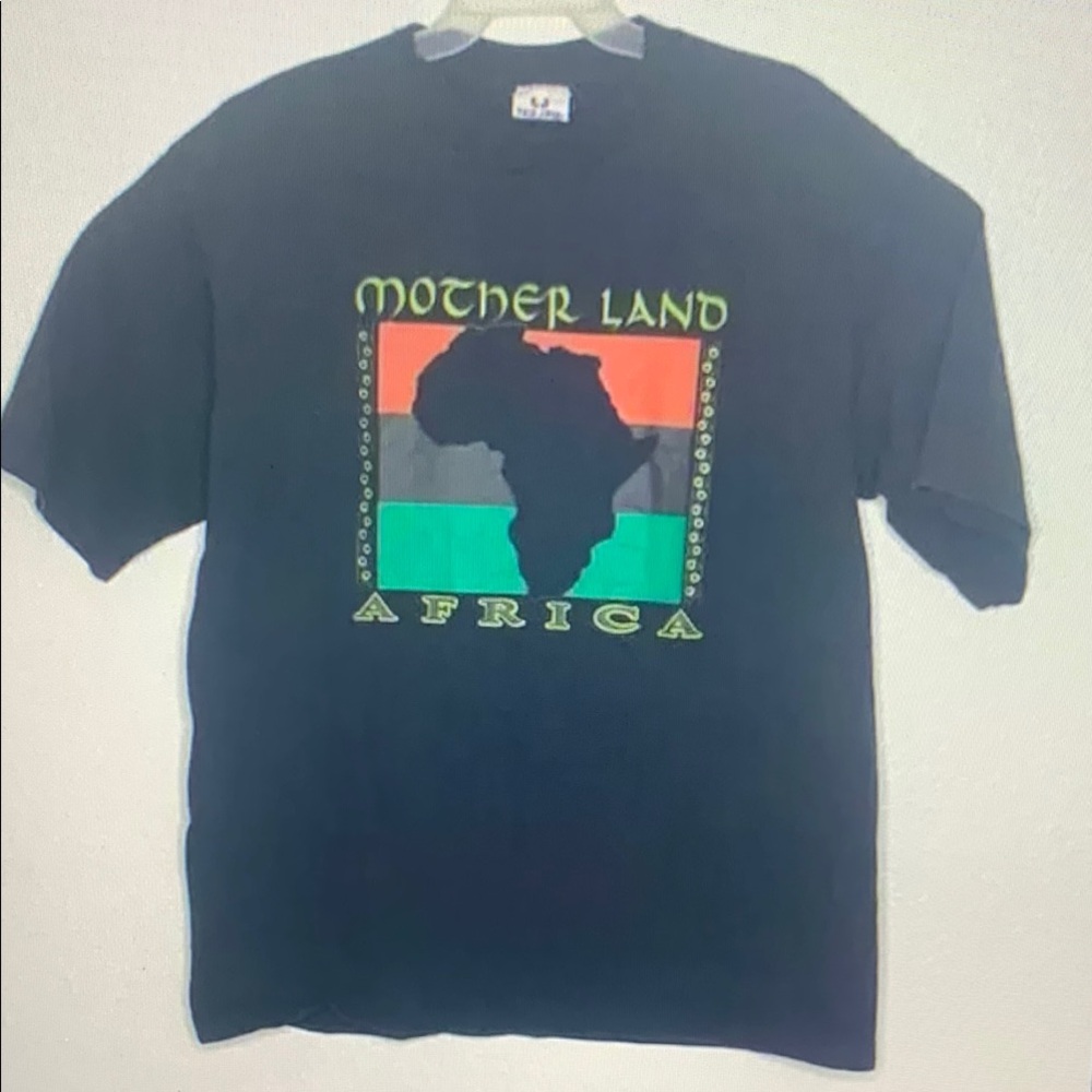 Mother Land Africa Black T-Shirt